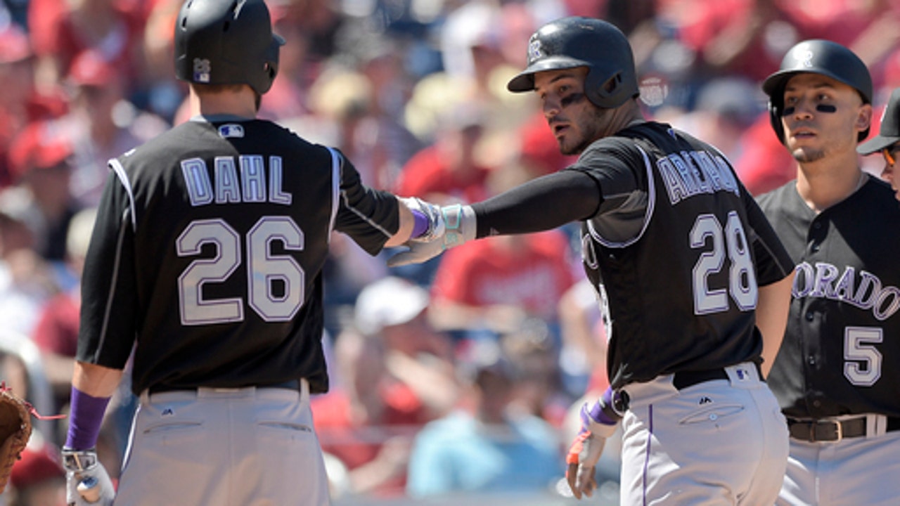 Arenado homers among 4 hits to power Rockies past